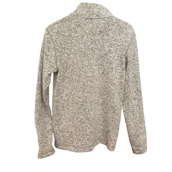 Eddie Bauer Heathered Gray Half-Zip Women’s Small Fleece Soft & Warm Unisex - Picture 2 of 8